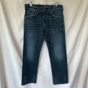 Silver Mens Eddie Jeans 32 x 30